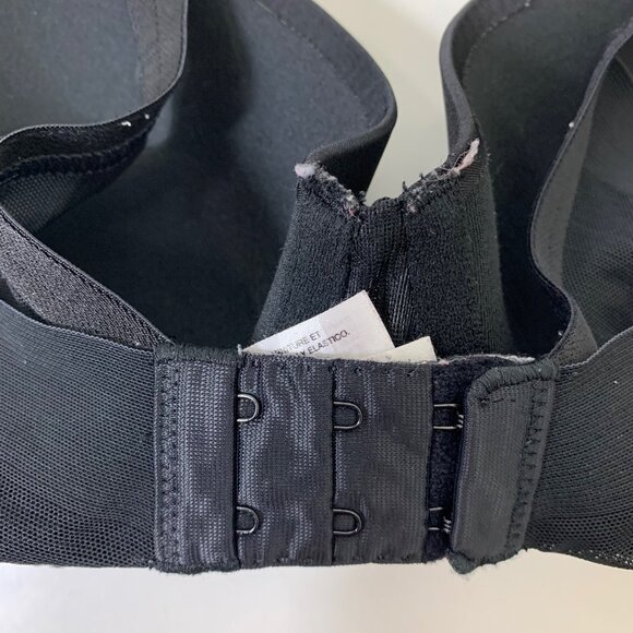 Wacoal Ultimate Side Smoother Underwire T-shirt Bra Black Size 30C - Picture 4 of 7